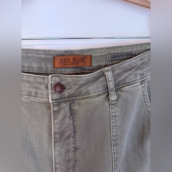 Judy Blue Women’s Greenwich High Rise Front Seam Straight Leg Jeans - Size 13/31 - Picture 4 of 10